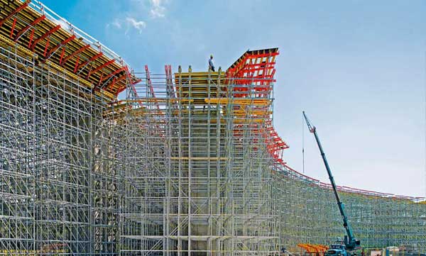 shuttering cuplock scaffolding hire rent mumbai